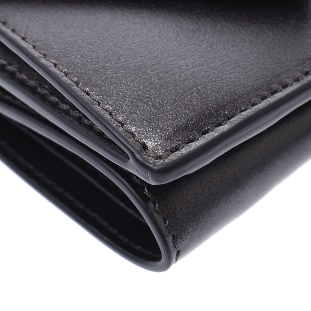 Balenciaga Black Paper Tri fold Wallet Compact - Picture 4 of 12